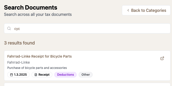 Semantic search feature